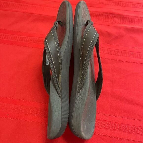 Vionic Men’s Brown Flip Flops Sandals Size 14 - Picture 6 of 8
